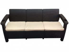 Диван Yalta Sofa 3 Set шоколадный в Орске - orsk.magazinmebel.ru | фото - изображение 1