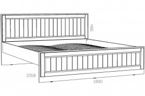 Кровать 1800 Оливия НМ 040.34-03 Х в Орске - orsk.magazinmebel.ru | фото - изображение 2