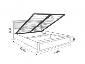 Кровать с мягкой спинкой Беатрис 11 Дуб млечный в Орске - orsk.magazinmebel.ru | фото - изображение 2