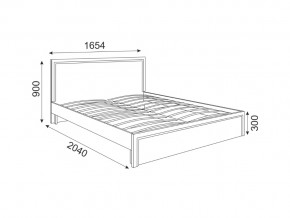 Кровать с основанием Беатрис мод 7 Орех гепланкт в Орске - orsk.magazinmebel.ru | фото - изображение 2
