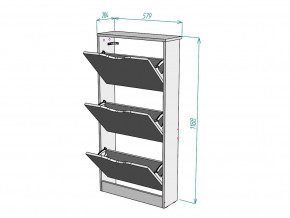 Обувница W115 в Орске - orsk.magazinmebel.ru | фото - изображение 3