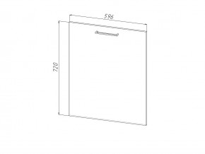 П 60 Комплект для посудомоечной машины 600 мм (цоколь + фасад) ЛДСП в Орске - orsk.magazinmebel.ru | фото