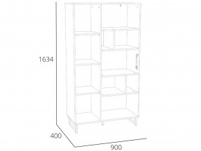 Шкаф комбинированный Фолк НМ 014.58 в Орске - orsk.magazinmebel.ru | фото - изображение 2