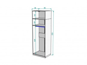 Шкаф Malta light H287 с антресолью HA2 Белый в Орске - orsk.magazinmebel.ru | фото - изображение 2