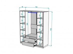 Шкаф Malta light H302 Белый в Орске - orsk.magazinmebel.ru | фото - изображение 2