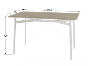 Стол обеденный Кросс дуб санремо/белый в Орске - orsk.magazinmebel.ru | фото - изображение 2
