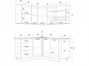 Угловой кухонный гарнитур Флоренс Грин в Орске - orsk.magazinmebel.ru | фото - изображение 4